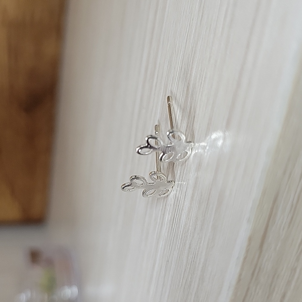 🔥LAST PAIR🔥 Tiny Botanical Stud Earrings - Picture 4 of 6